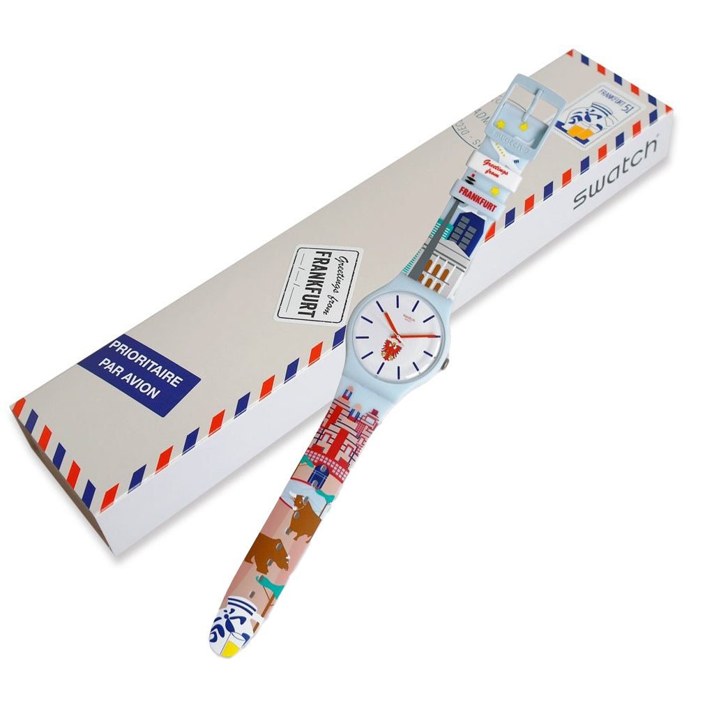 Swatch New Gent Destination Frankfurt Ei Gude SUOZ286