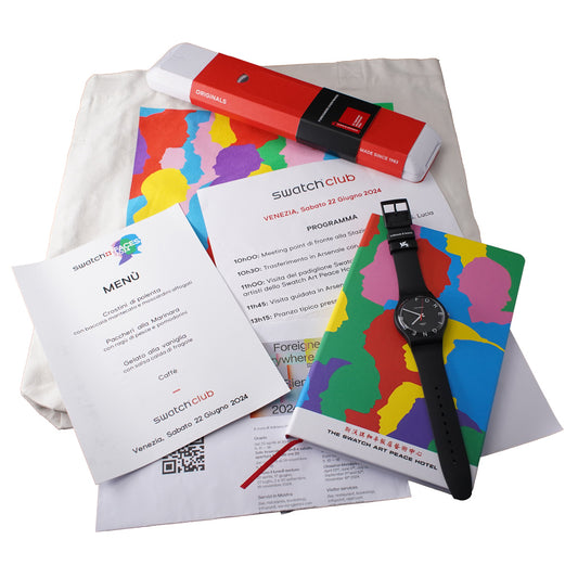 SWATCH FOREIGNERS Set (Biennale Arte Venezia 2024) SO29B112 Armbanduhr