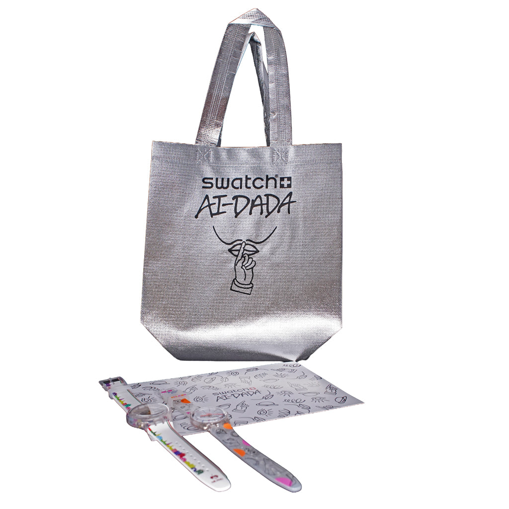 Swatch MILANO DESIGN WEEK 2026 DESTINATION SET SUOK145-068 - GZ330 Armbanduhr mit transparentem Kunststoffgehäuse