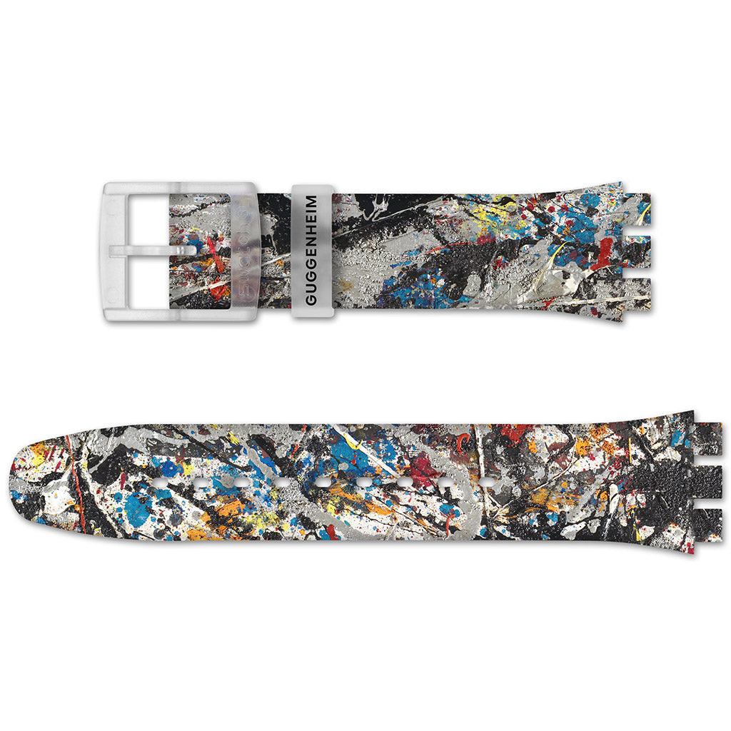 Swatch New Gent Ersatzband POLLOCK'S ALCHEMY ASUOZ366