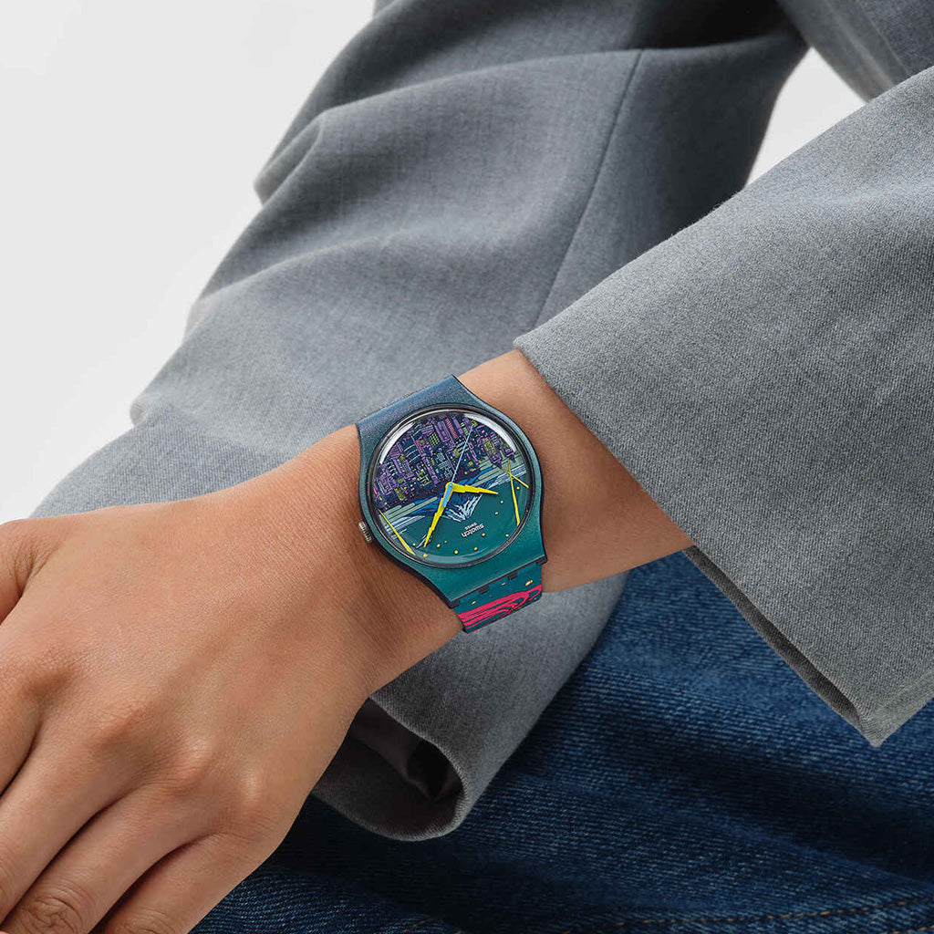 Swatch New Gent Destination Special EXPRESSWAY TO THE FUTURE Tokyo 2026 SUOZ374
