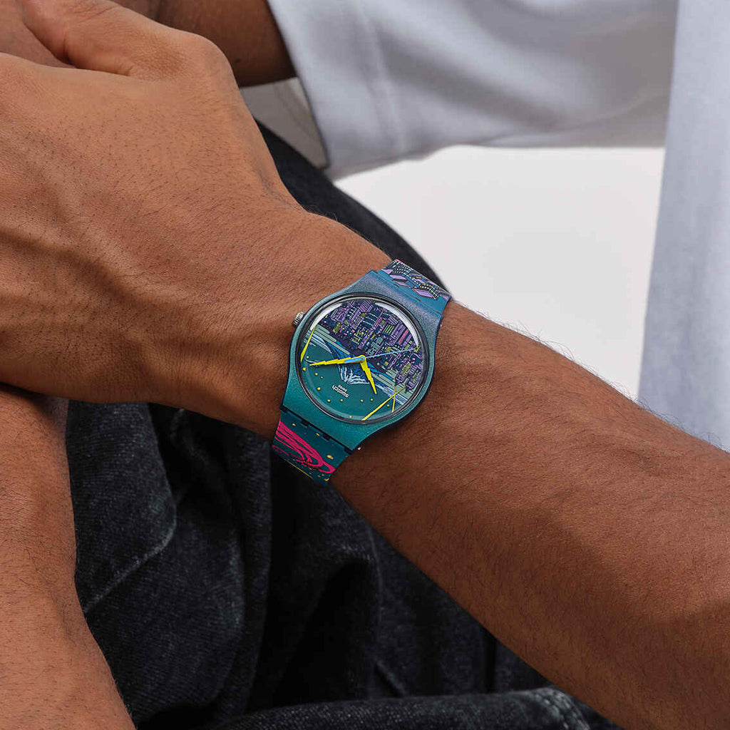 Swatch New Gent Destination Special EXPRESSWAY TO THE FUTURE Tokyo 2026 SUOZ374