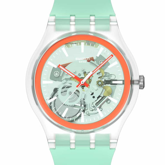 Swatch New Gent SWEETLY MINT PAY! SO29K120-6000