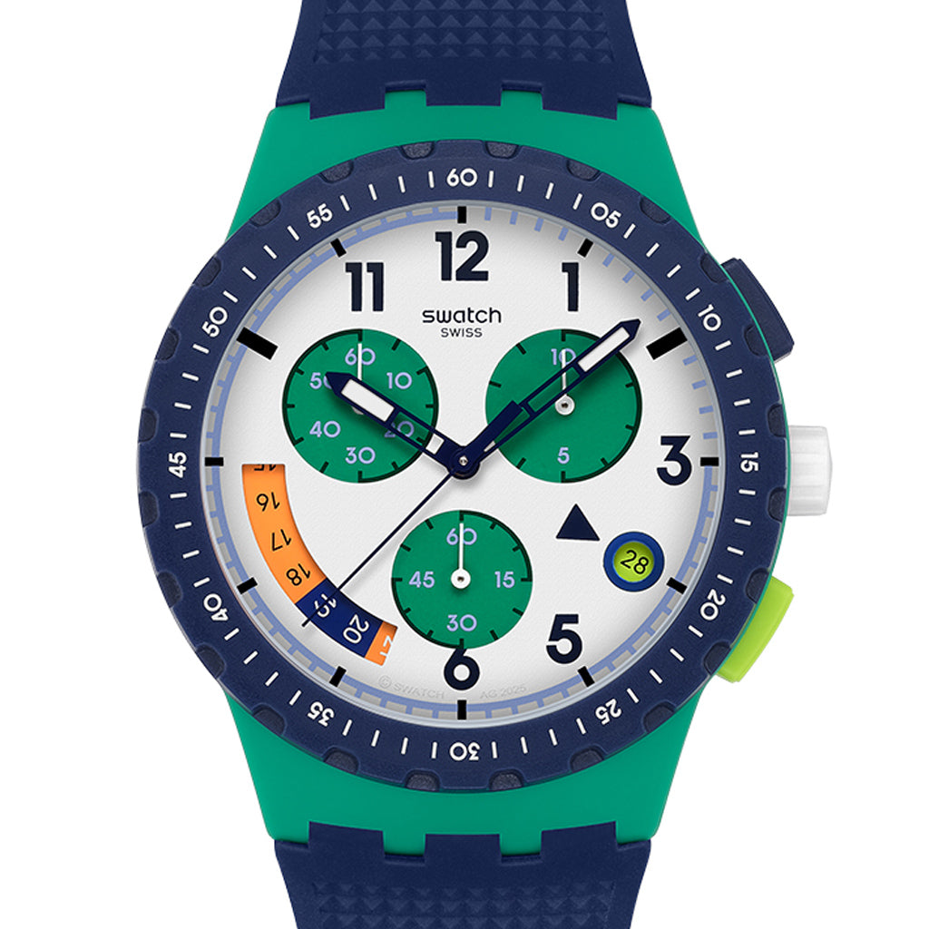 希少　swatch Irony Chrono THE MOONSCOPE クロノ Swatch Irony The Chrono The Moonscope YOS400G – Watchpapst