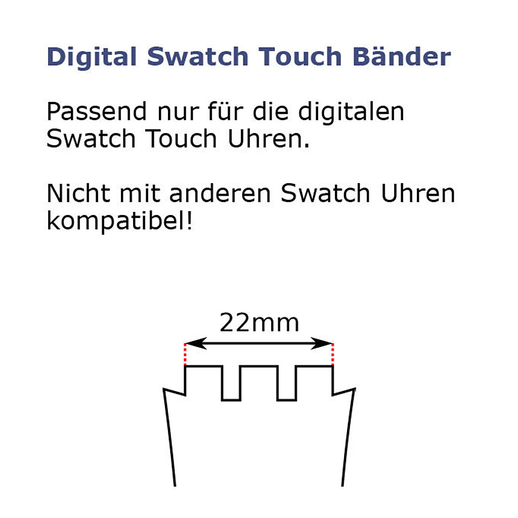 Swatch Ersatzband Sunzero ASUVN100A
