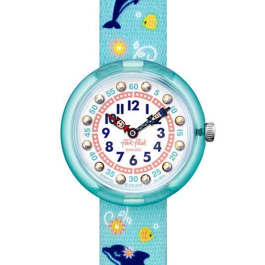 Flik Flak Kinderuhr Sweet Dolphin FBNP124