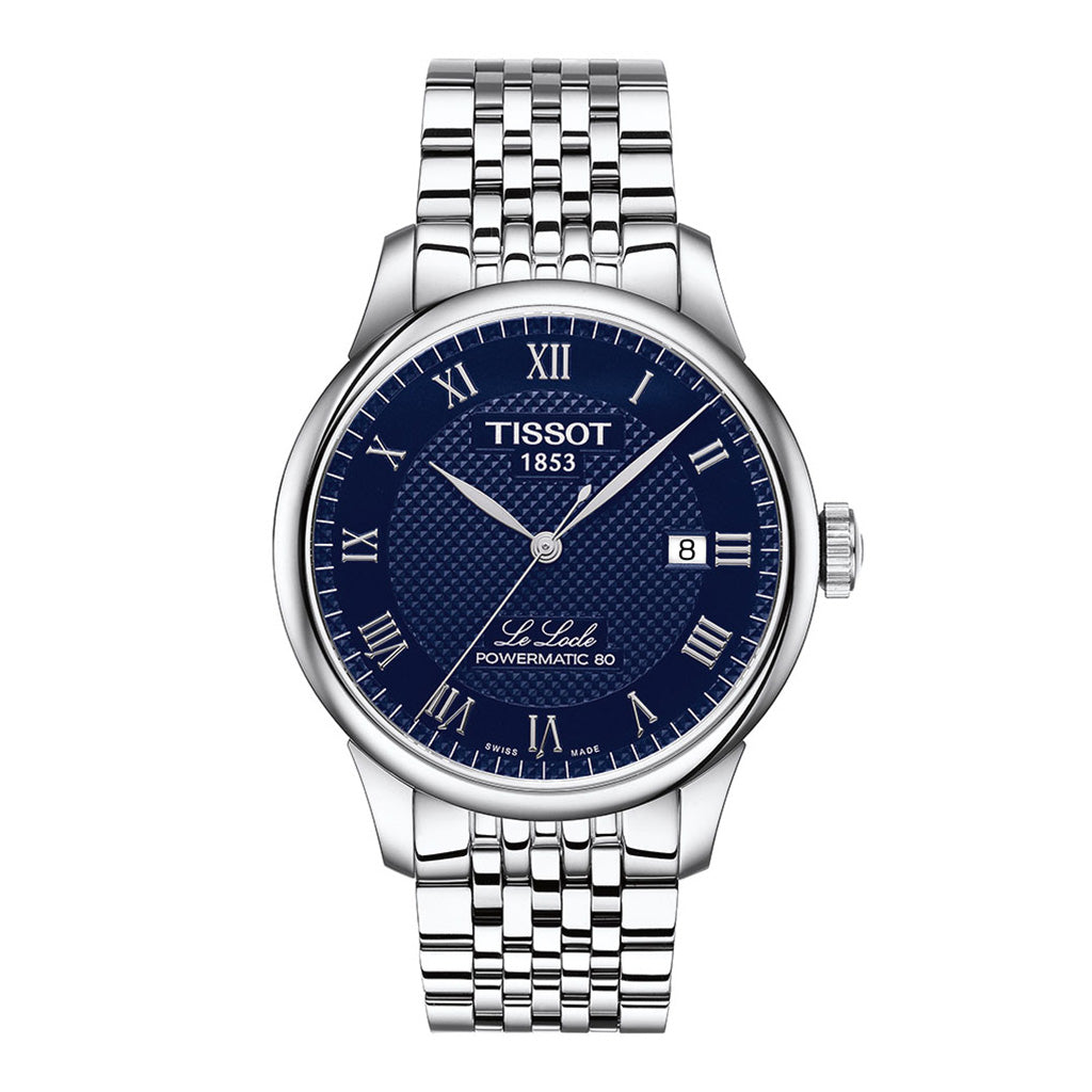 Le Locle 39MM Powermatic 80 Blue Metal