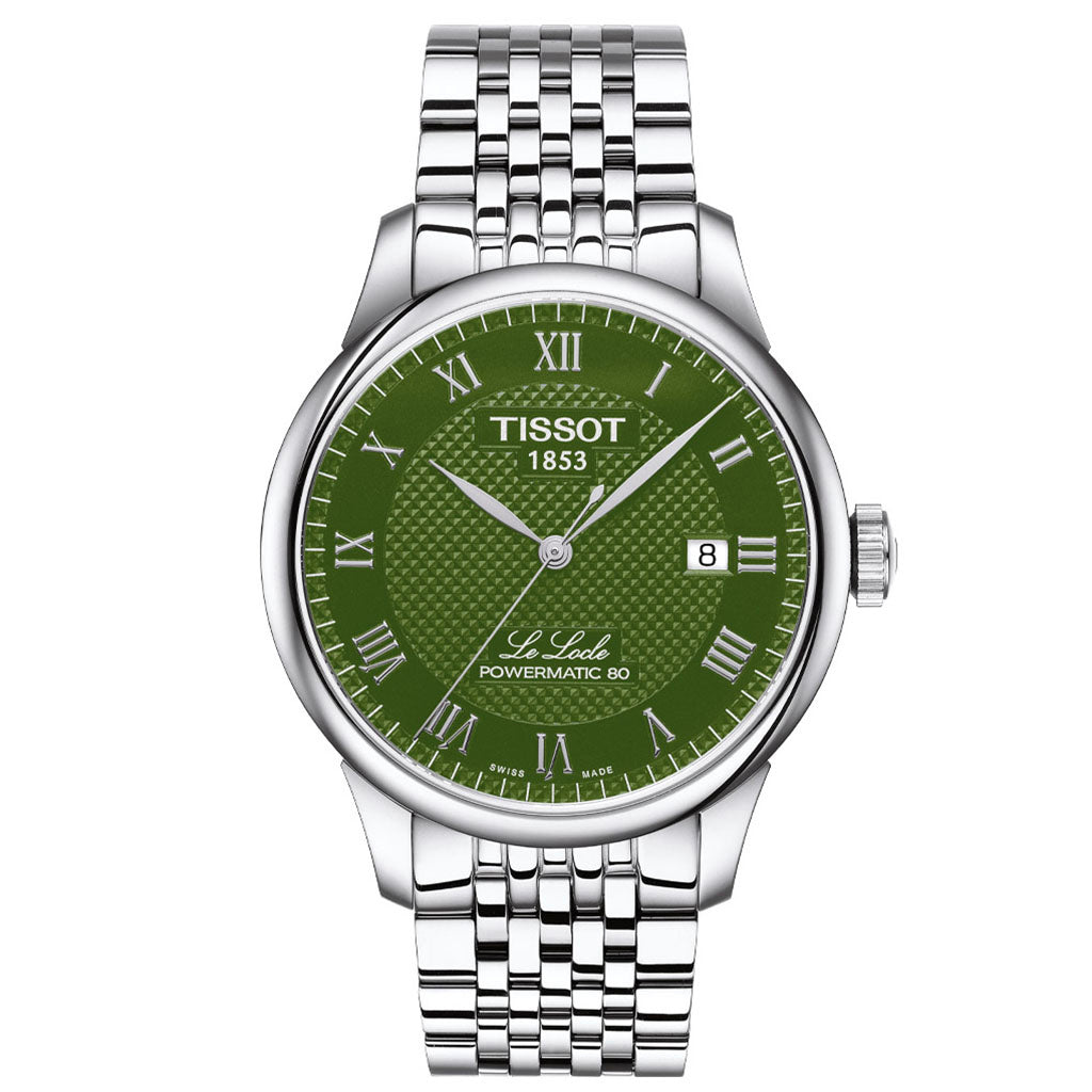 Le Locle 39MM Powermatic 80 Green Metal