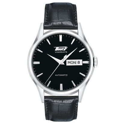 Heritage Visodate Automatic Black Leather