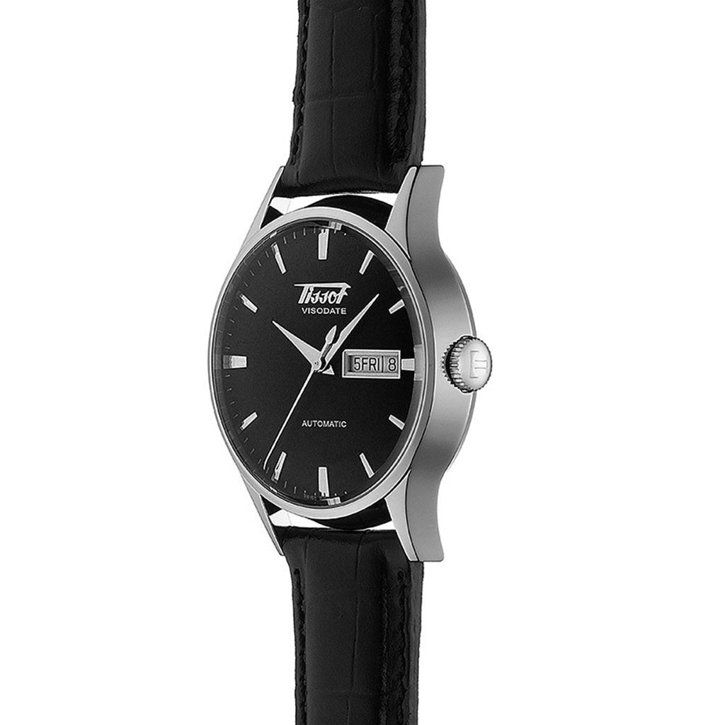 Heritage Visodate Automatic Black Leather