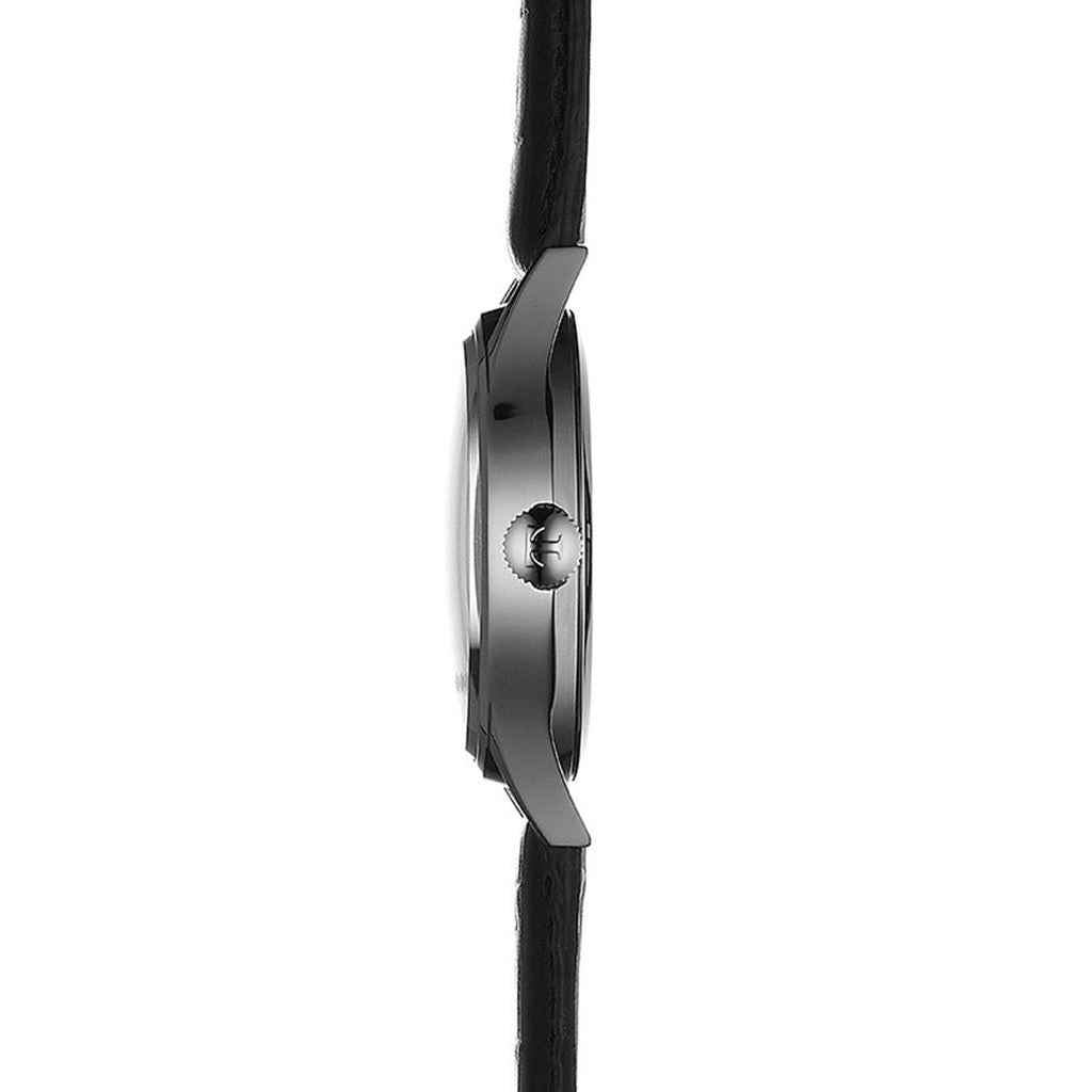 Heritage Visodate Automatic Black Leather