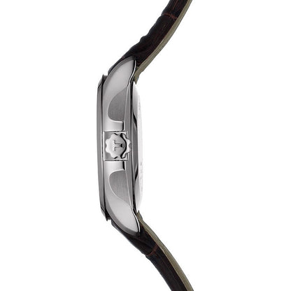Couturier Gent 39MM Silver Leather Brown (Auslaufmodell)