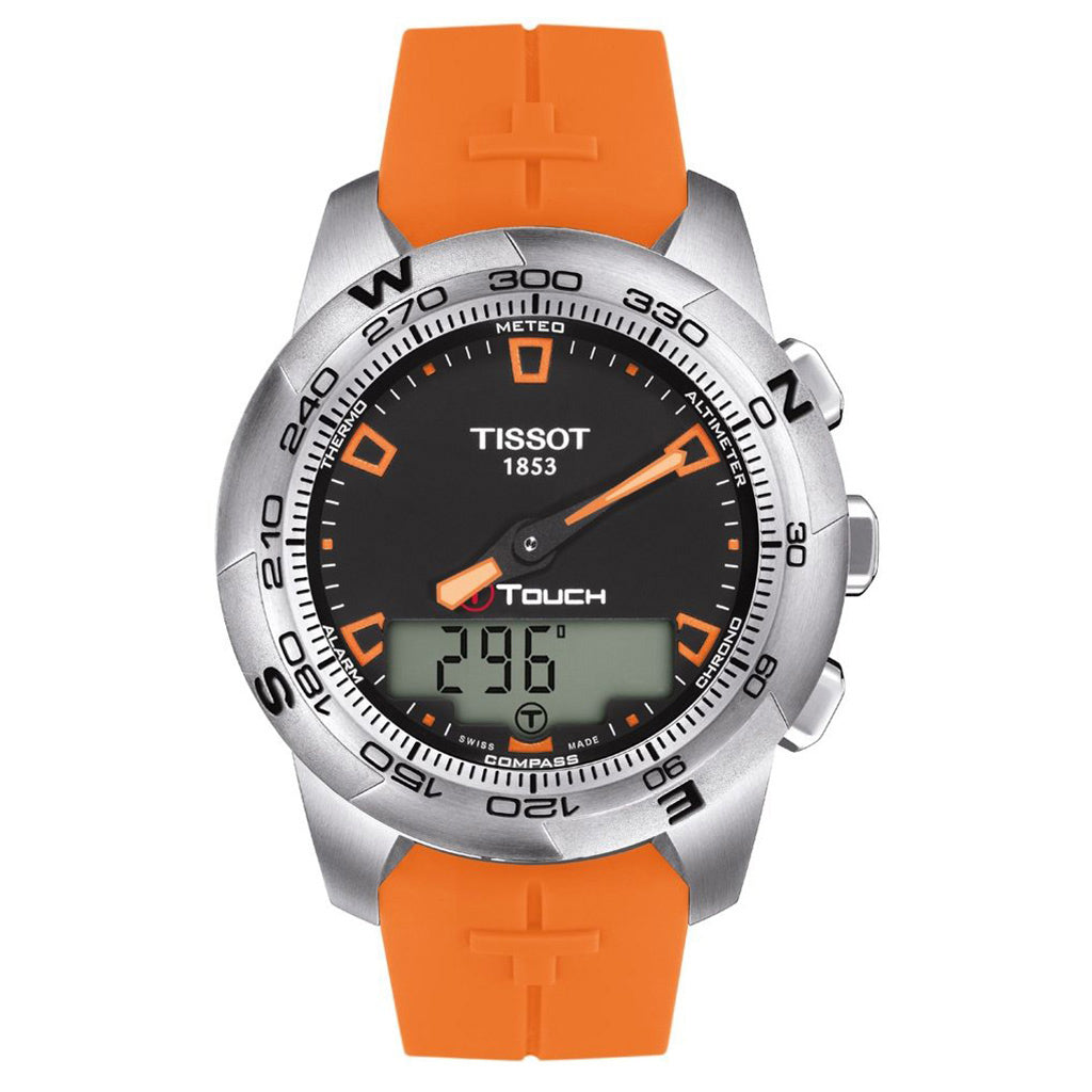 T-Touch II Stainless Steel Rubber Orange