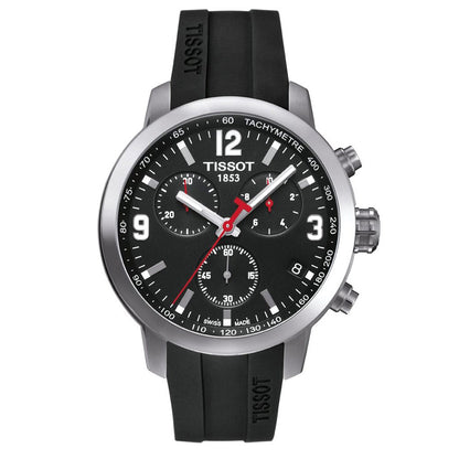 PRC 200 42MM Chrono Black Rubber Black