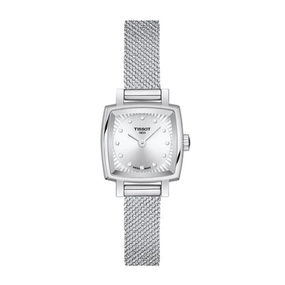 Lovely 20MM Square Silver Milanaise