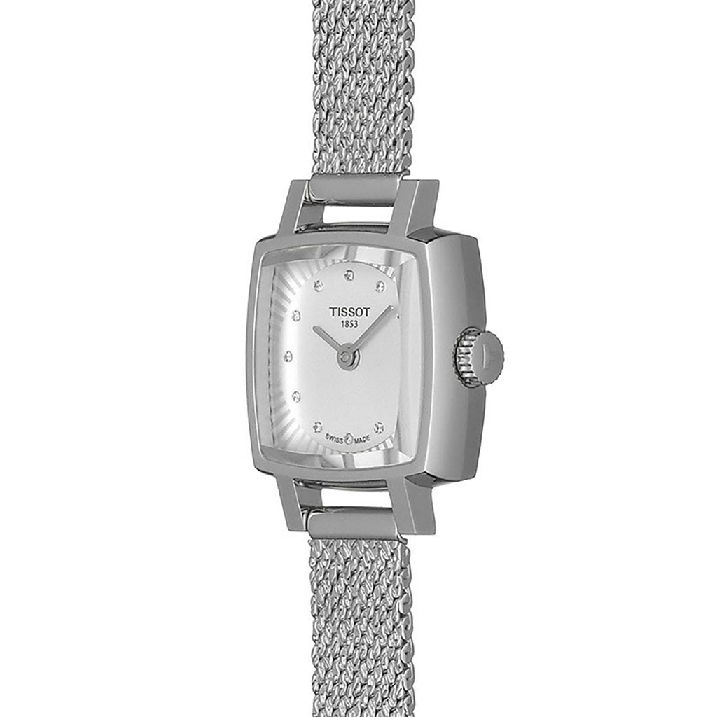 Lovely 20MM Square Silver Milanaise