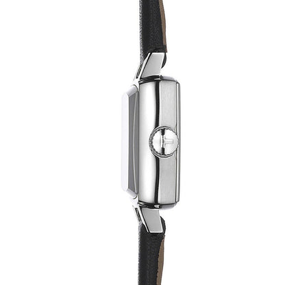 Lovely 20MM Square Black Leather Black