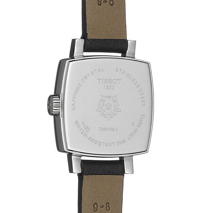 Lovely 20MM Square Black Leather Black