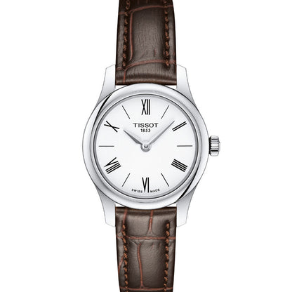 Tradition 5.5 25MM Lady White Leather Brown
