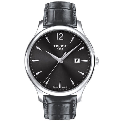 Tradition 42MM Black Leather Black