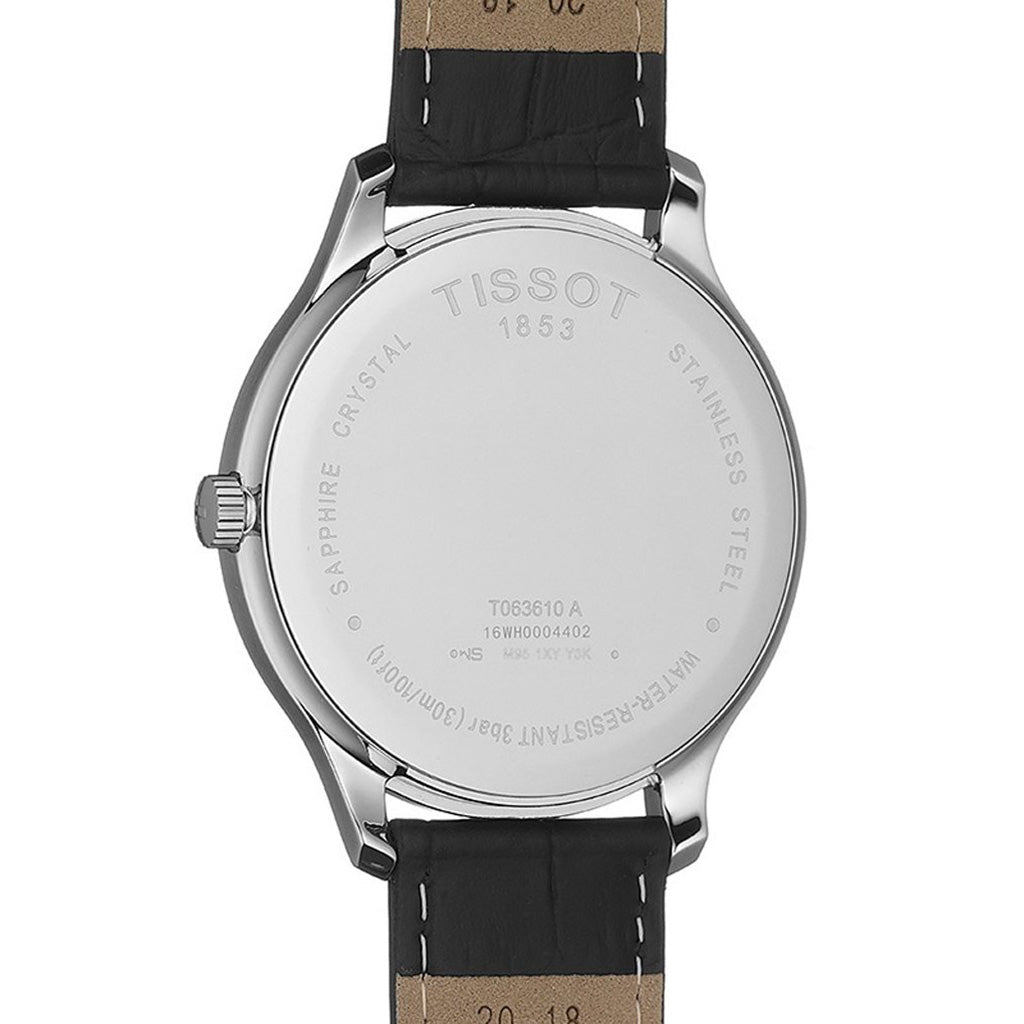 Tradition 42MM Black Leather Black