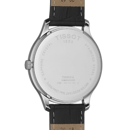 Tradition 42MM Black Leather Black