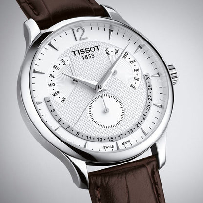 Tradition 42MM Perpetual Calendar White
