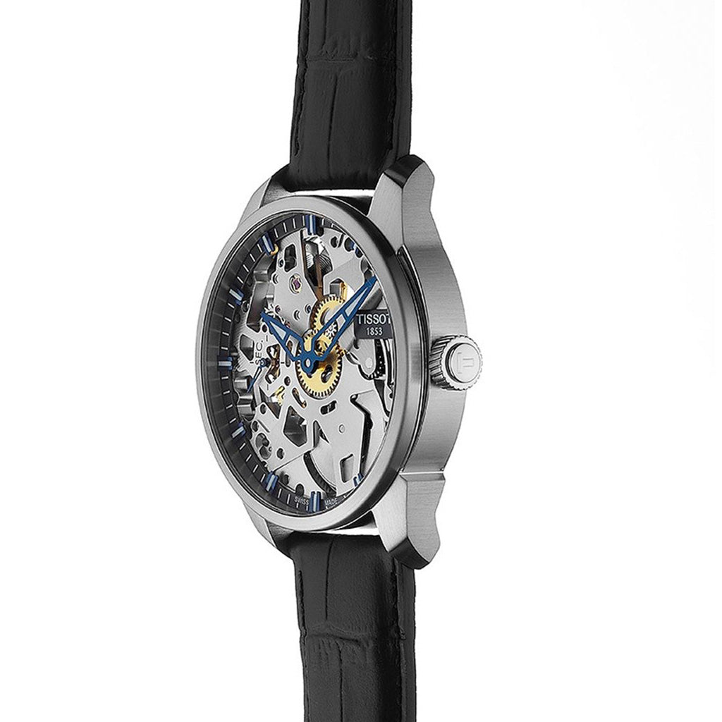 T-Complication Squelette Mechanical 43MM Leather Black