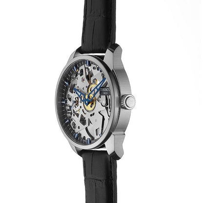 T-Complication Squelette Mechanical 43MM Leather Black