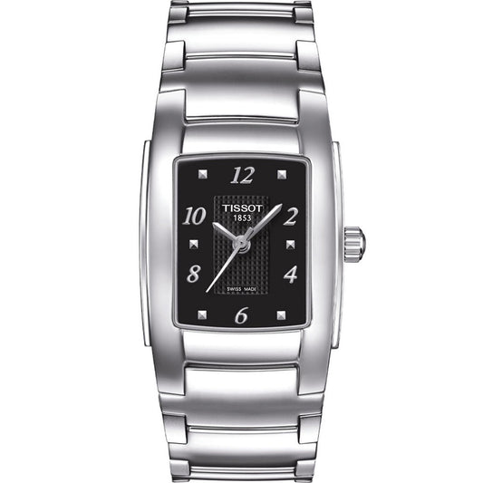 Tissot T-Lady T10 Black Stainless Steel T073.310.11.057.00