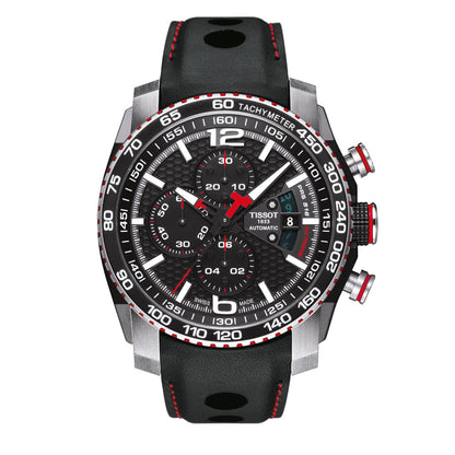 PRS 516 44MM Extreme Automatic Chrono Black Leather Black