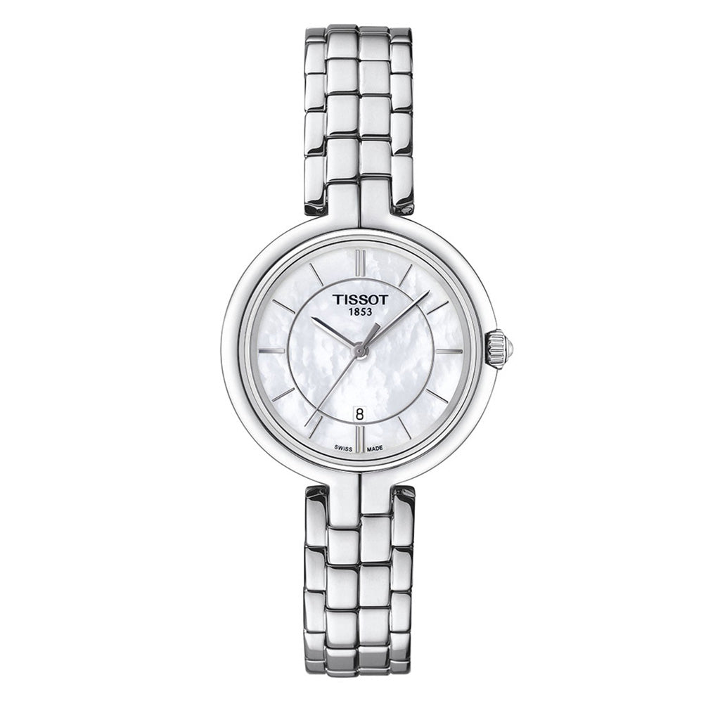 Flamingo 26MM Pearl White Stainless Steel