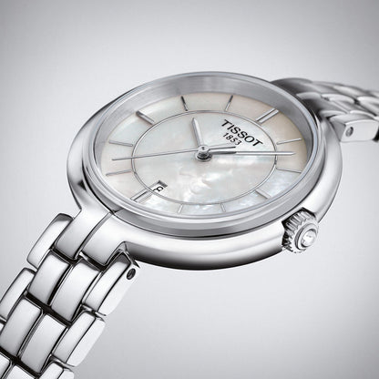 Flamingo 26MM Pearl White Stainless Steel