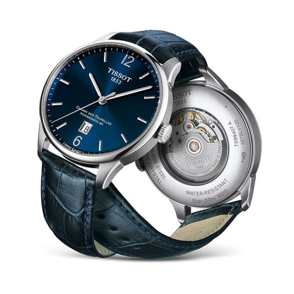 Chemin des Tourelles 42MM Powermatic 80 Blue Leather (Ausstellungsstück)