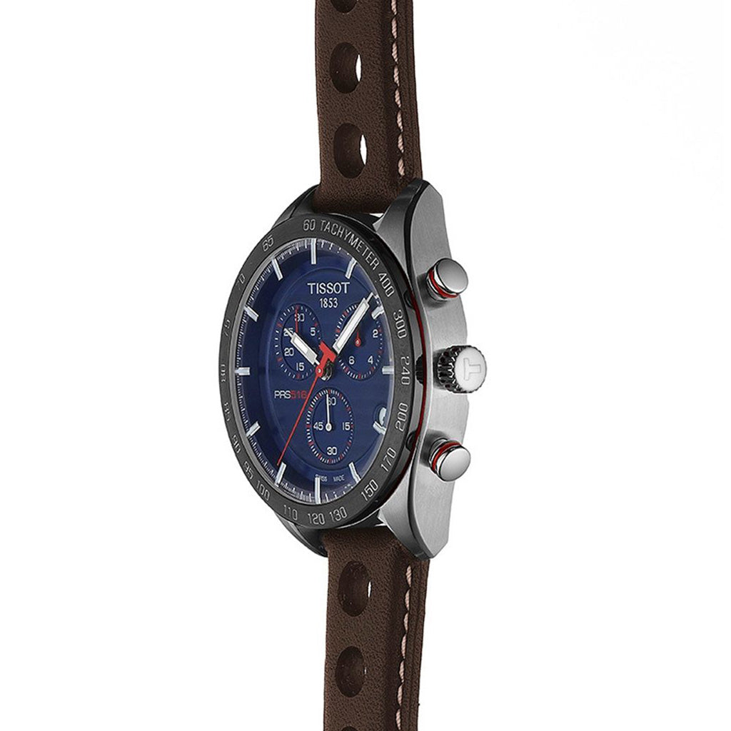 PRS 516 45MM Chrono Blue Leather Brown