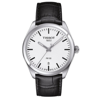 PR 100 39MM White Leather Black