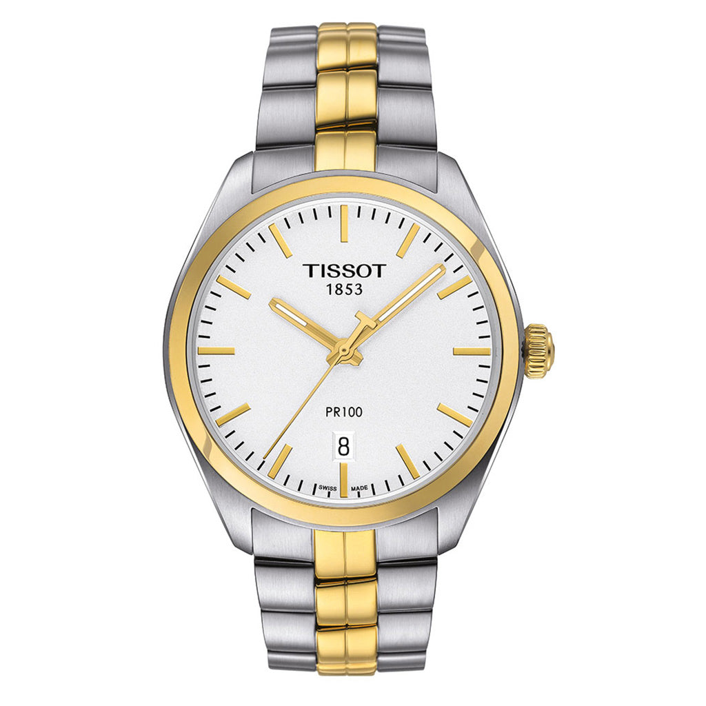 PR 100 39MM Silver Metal Bicolor