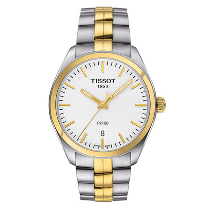 PR 100 39MM Silver Metal Bicolor