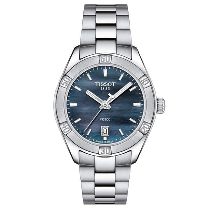 PR 100 36MM Sport Chic Lady Mother of Pearl Blue Metal