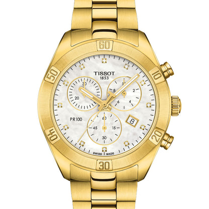 Tissot PR 100 Sport Chic Chronograph Mother of Pearl T101.917.33.116.01
