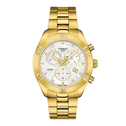 PR 100 38MM Sport Chic Lady Chronograph Mother of Pearl