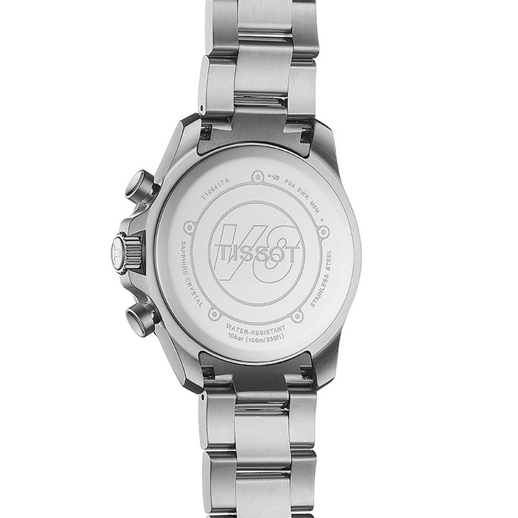 V8 Quarz Chrono Black Metal