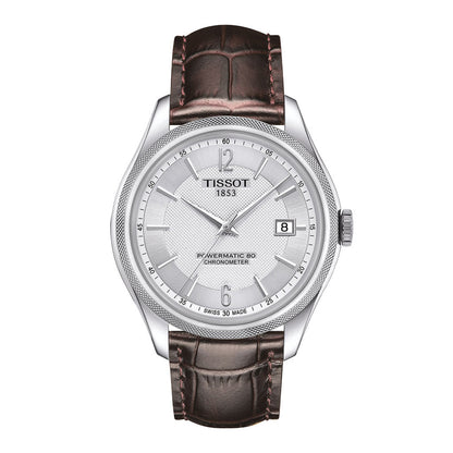 Ballade 41MM Powermatic 80 COSC Silver Leather (Ausstellungsstück)