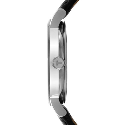Everytime Small 30MM Silver Leather Black