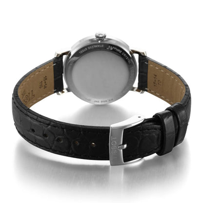 Everytime Small 30MM Silver Leather Black