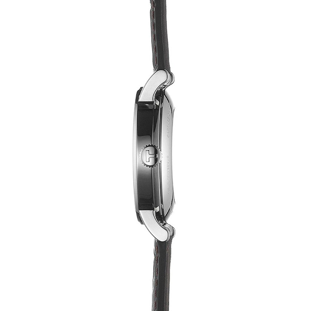 Everytime Gent 40MM Swissmatic Silver Leather Brown