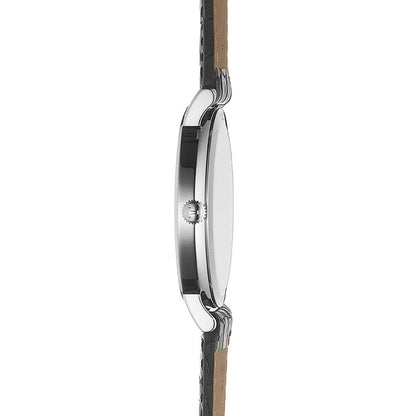Everytime Medium 38MM Black Leather Black
