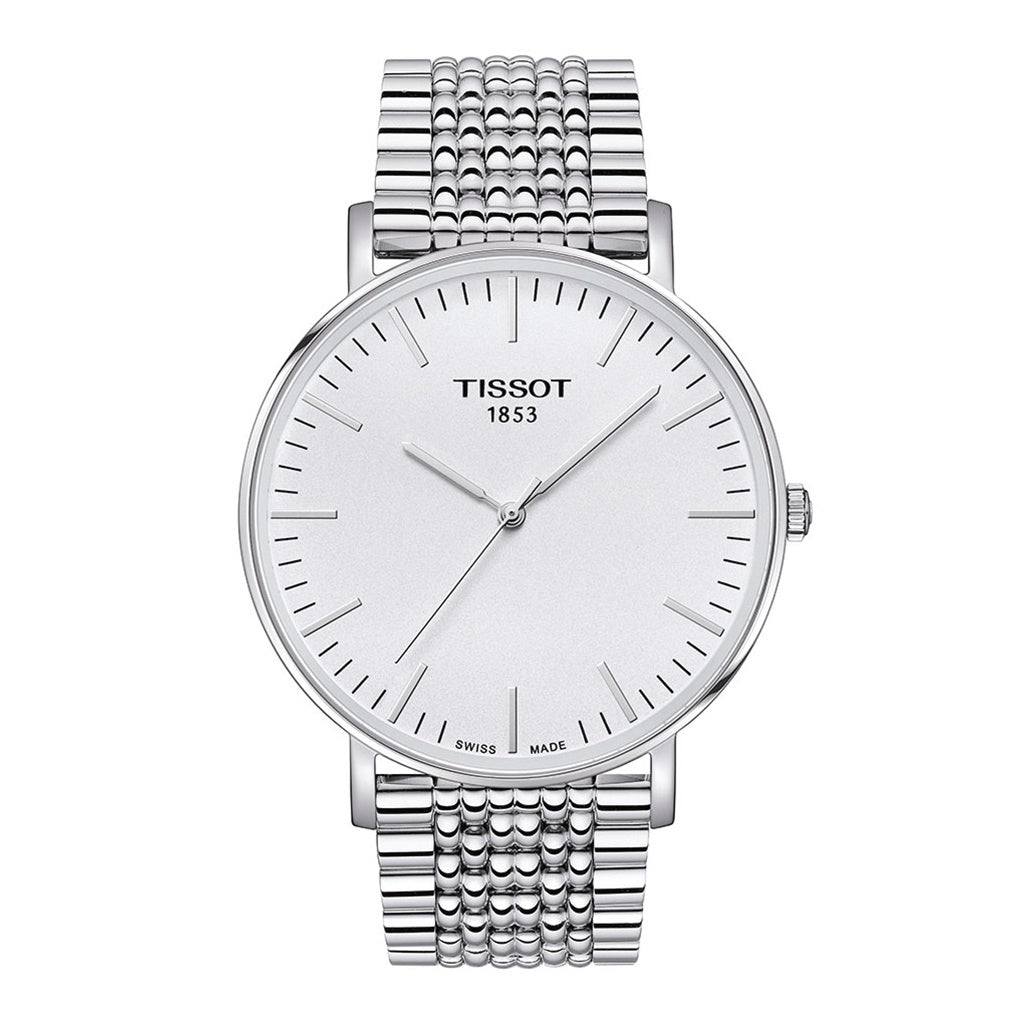 Everytime Large 42MM Light Grey Metal
