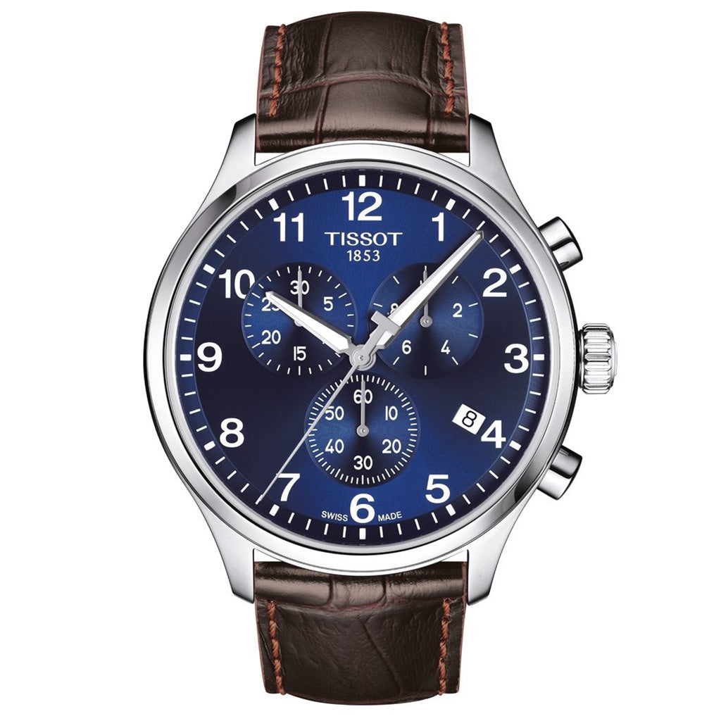 Chrono XL Classic 45MM Classic 45MM Blue Leather