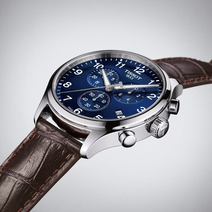 Chrono XL Classic 45MM Classic 45MM Blue Leather